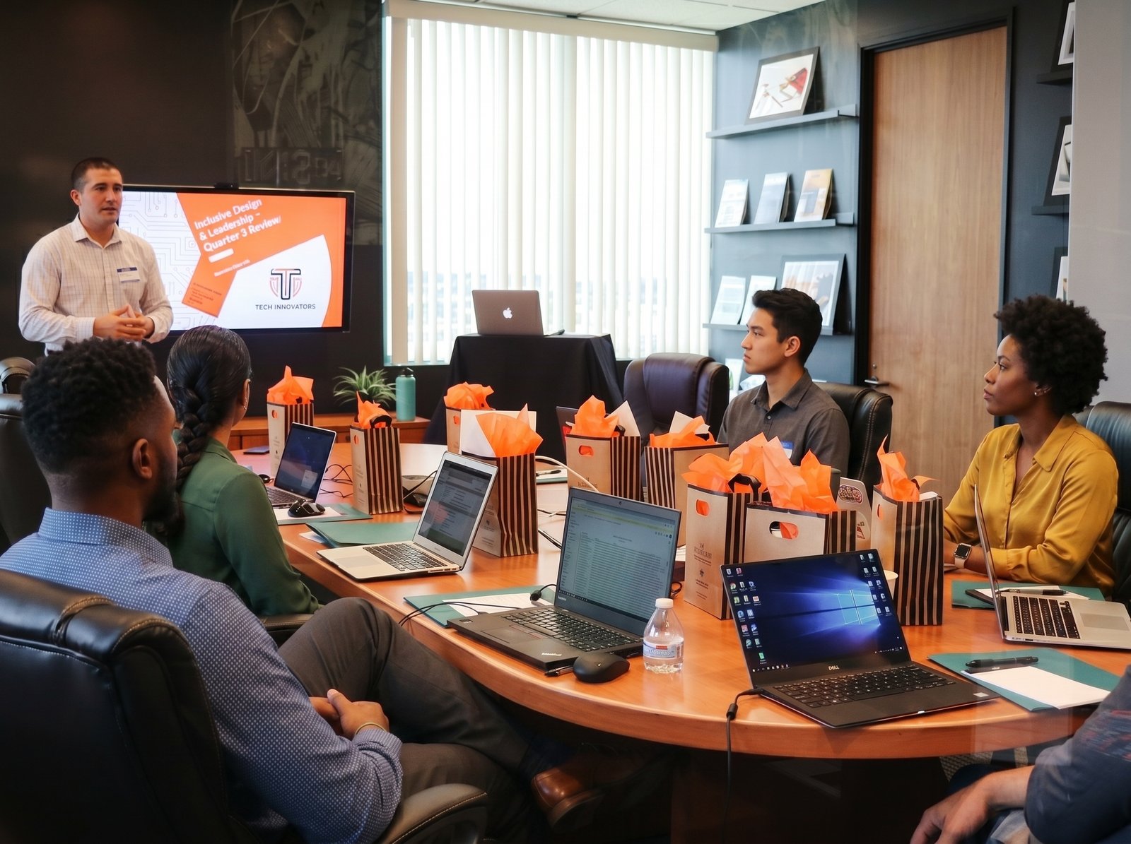 Corporate boardroom