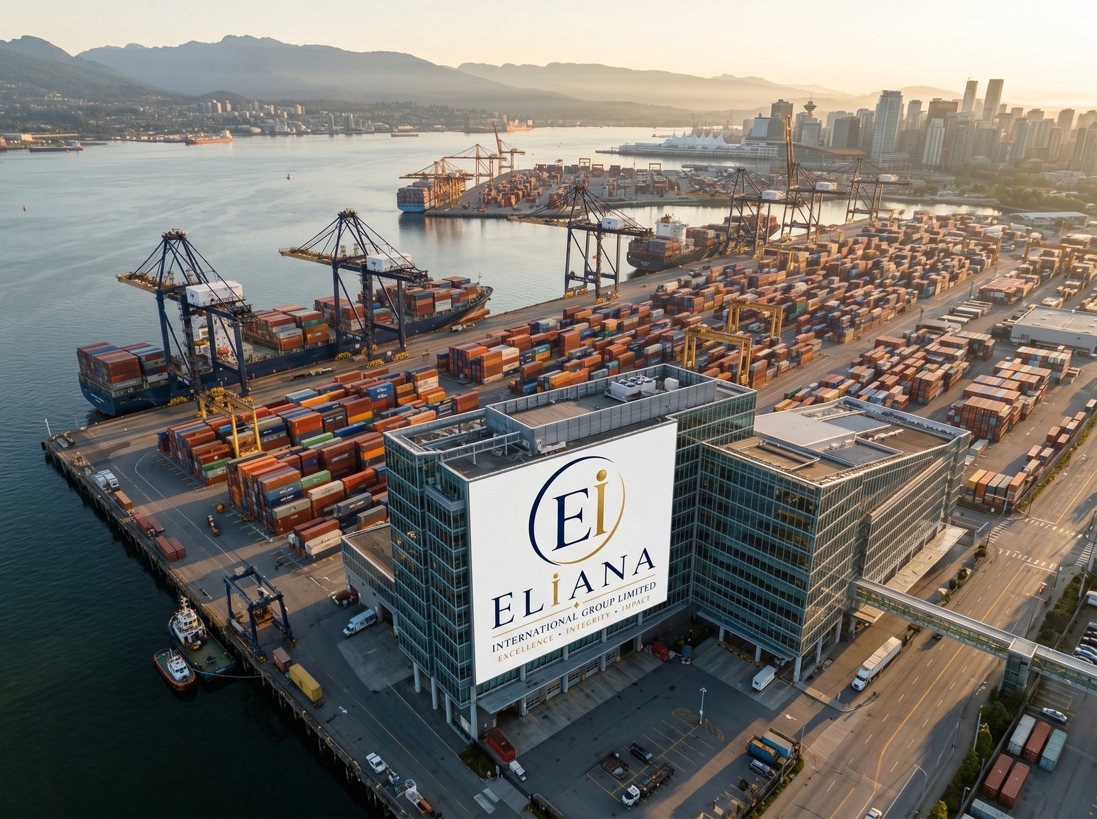 Port of Vancouver Aerial