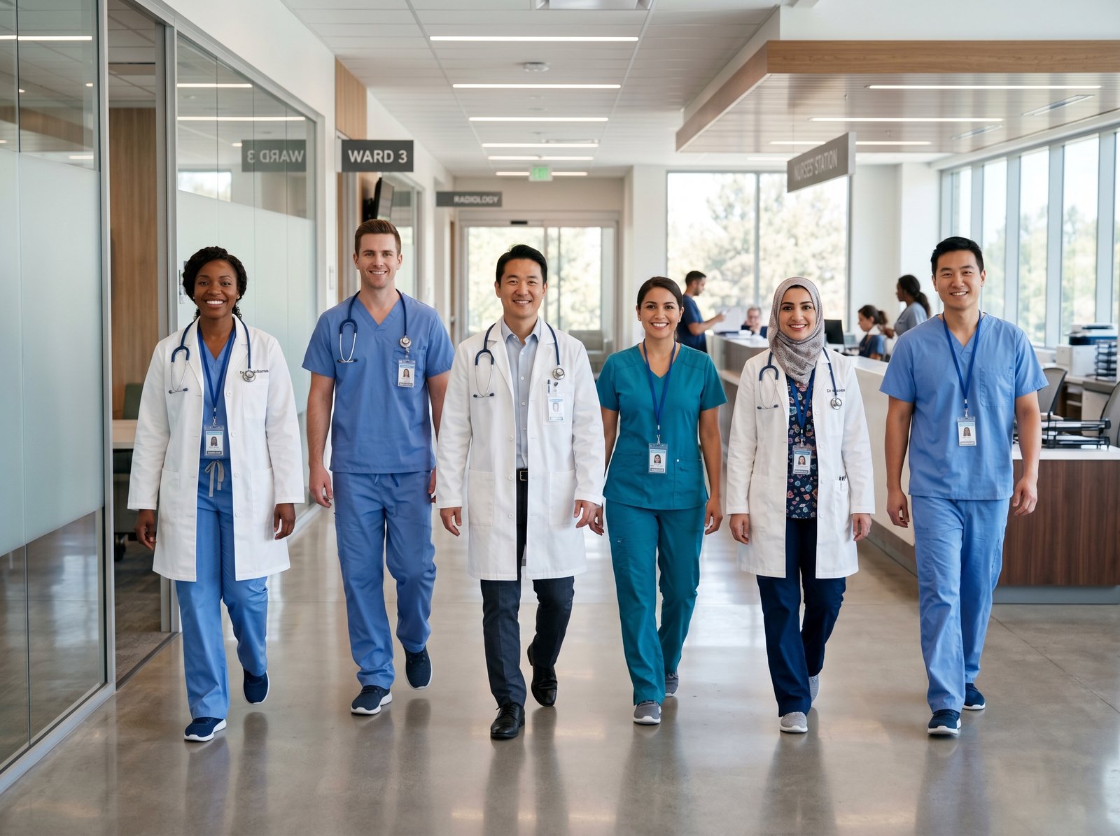 Healthcare procurement team